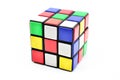 Rubiks cube on white background